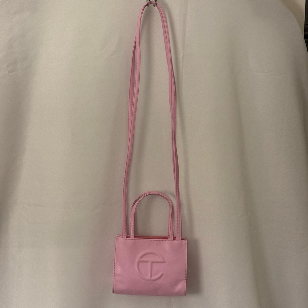 Pink small Telfar bag